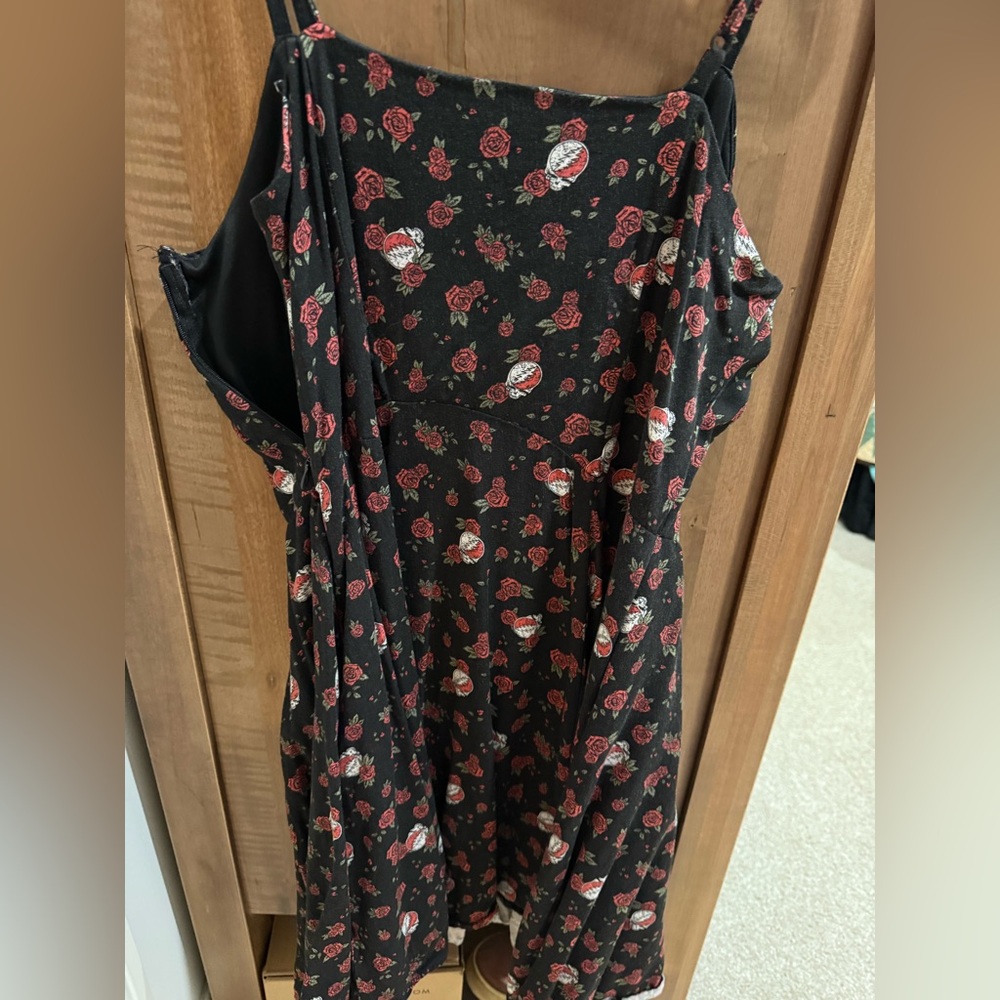 Grateful Dead by junk food spaghetti strap dress size large - Picture 3 of 9